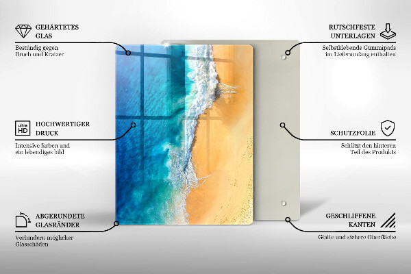 Kryt na varnou desku Pláž a moře