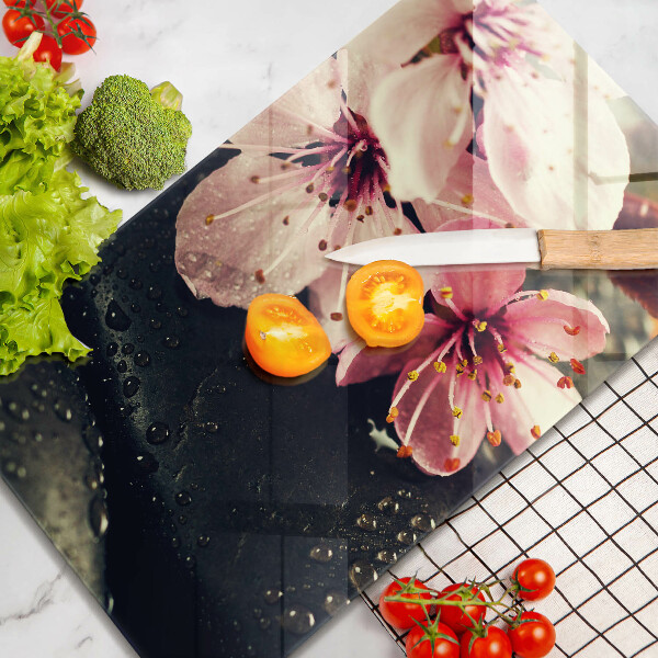 Kryt na varnou desku Květiny zenové kameny