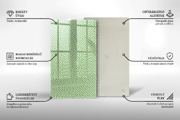 Sklo za sporák Abstraktní linie
