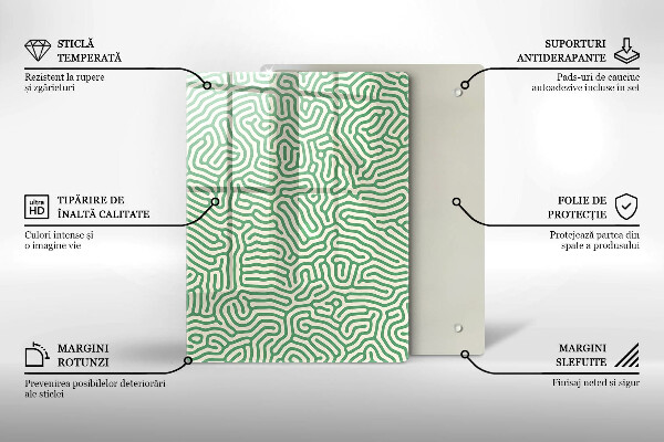 Sklo za sporák Abstraktní linie