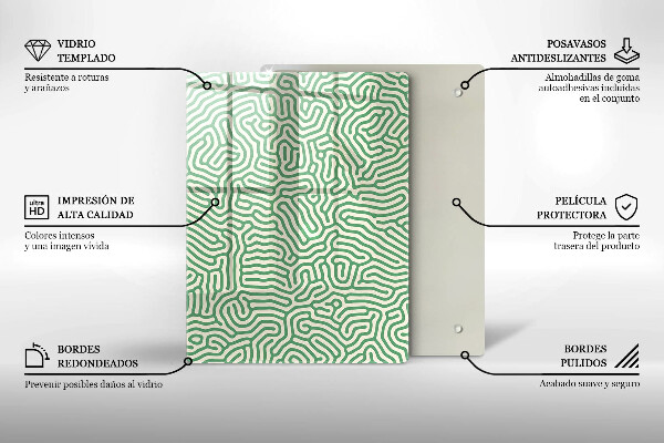 Sklo za sporák Abstraktní linie