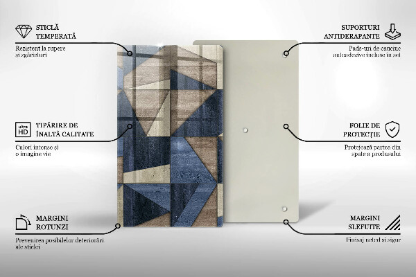 Kryt na varnou desku Geometrické abstrakce