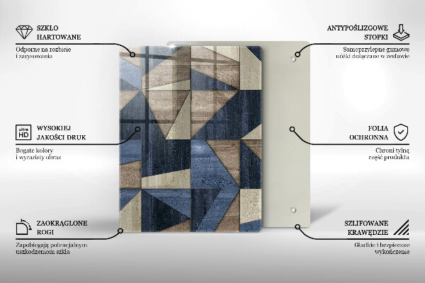 Kryt na varnou desku Geometrické abstrakce