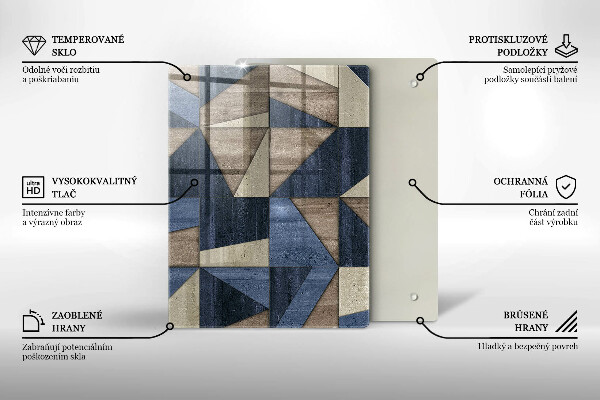 Kryt na varnou desku Geometrické abstrakce