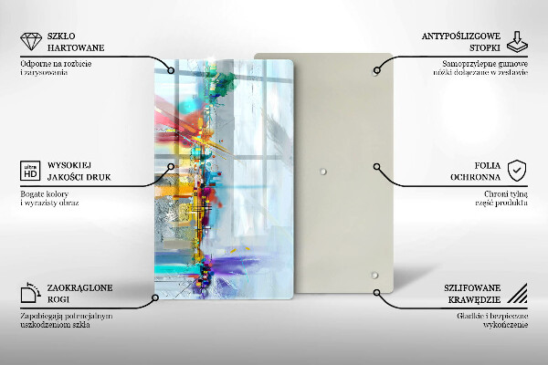 Kryt na varnou desku Malovaná abstrakce