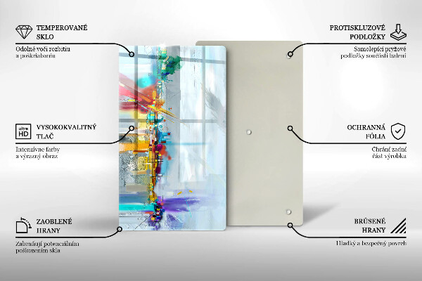 Kryt na varnou desku Malovaná abstrakce