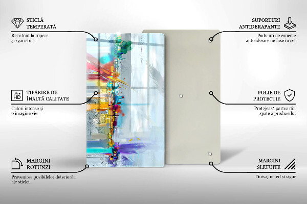 Kryt na varnou desku Malovaná abstrakce