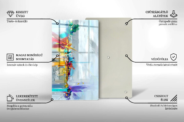 Kryt na varnou desku Malovaná abstrakce