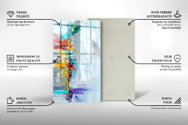 Kryt na varnou desku Malovaná abstrakce
