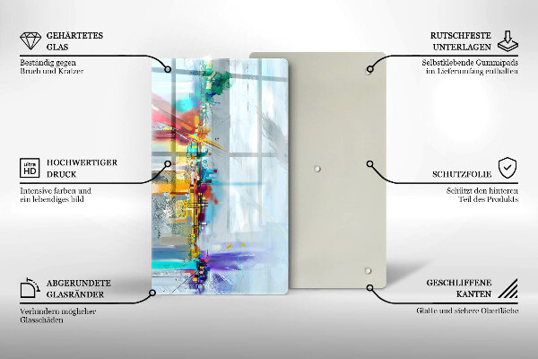 Kryt na varnou desku Malovaná abstrakce