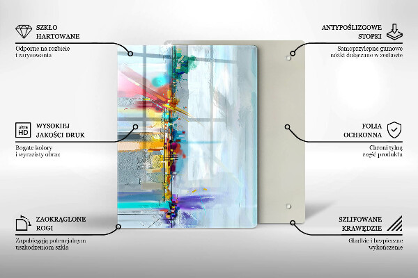 Kryt na varnou desku Malovaná abstrakce