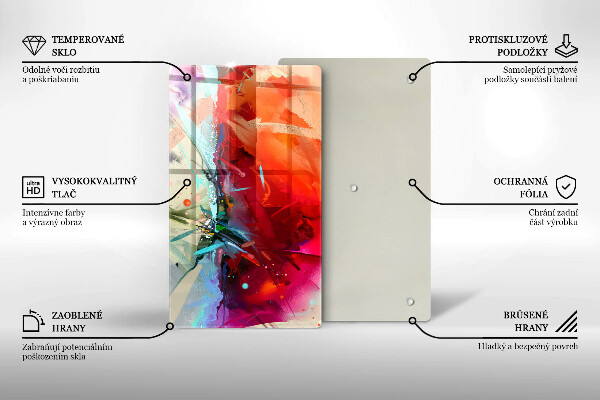 Kryt na varnou desku Malovaná abstrakce