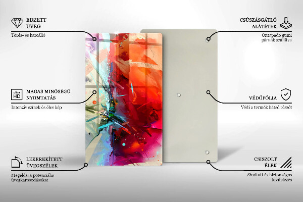 Kryt na varnou desku Malovaná abstrakce