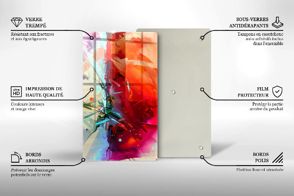 Kryt na varnou desku Malovaná abstrakce