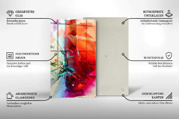 Kryt na varnou desku Malovaná abstrakce