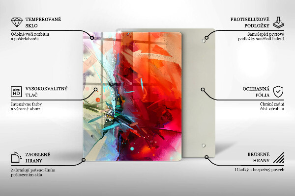 Kryt na varnou desku Malovaná abstrakce