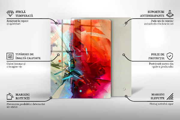 Kryt na varnou desku Malovaná abstrakce