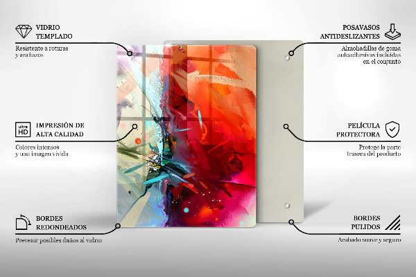 Kryt na varnou desku Malovaná abstrakce