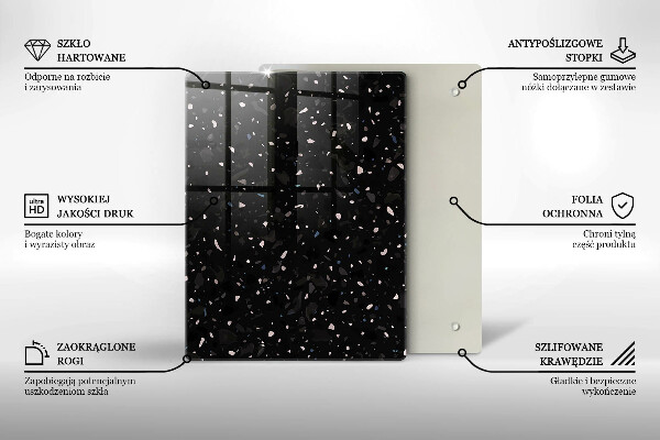 Kryt na varnou desku Tmavá kamenina