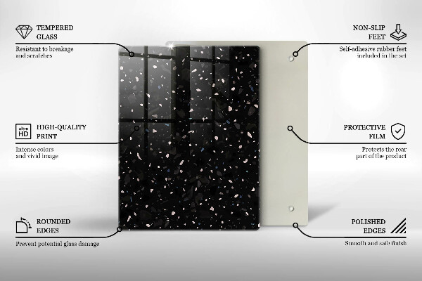 Kryt na varnou desku Tmavá kamenina