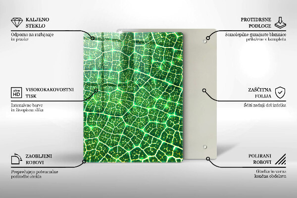 Kryt na varnou desku Struktura listu