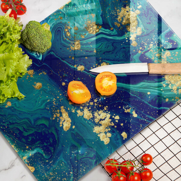 Kryt na varnou desku Abstrakce se zlatem