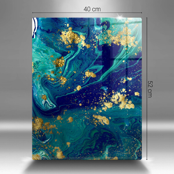 Kryt na varnou desku Abstrakce se zlatem