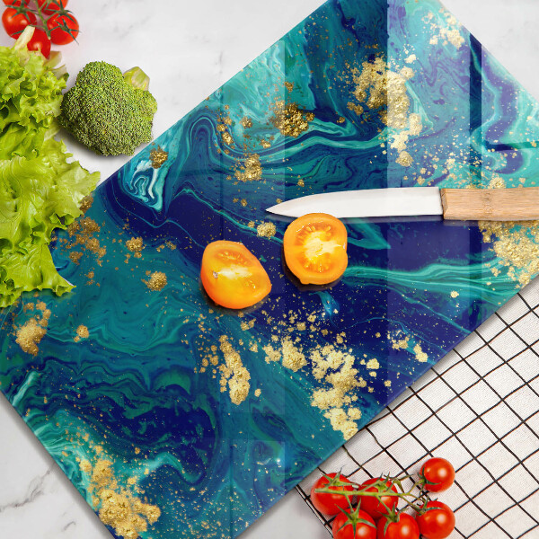 Kryt na varnou desku Abstrakce se zlatem