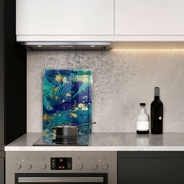 Kryt na varnou desku Abstrakce se zlatem