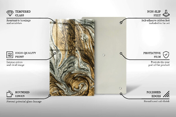 Kryt na varnou desku Bohatá abstrakce