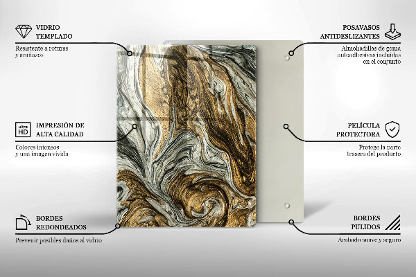 Kryt na varnou desku Bohatá abstrakce