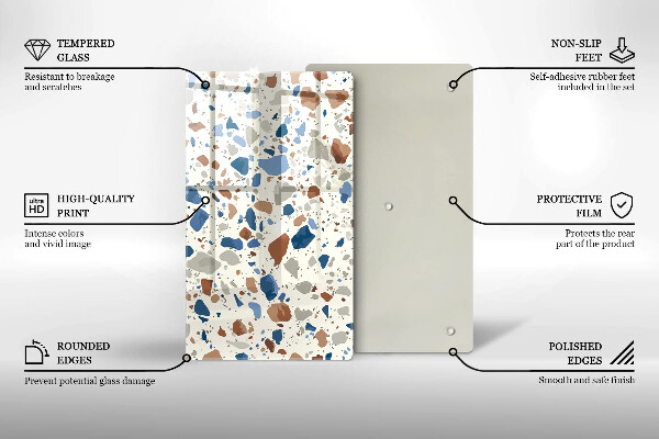 Kryt na varnou desku Dekorativní kamenina