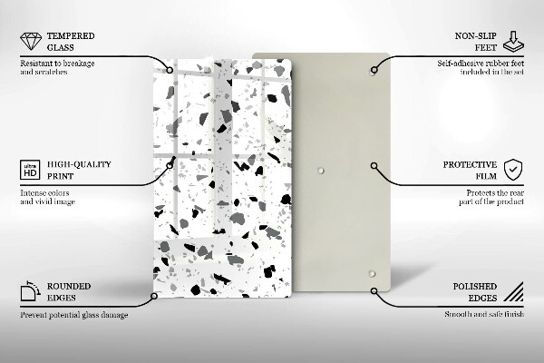 Kryt na varnou desku Dekorativní kamenina