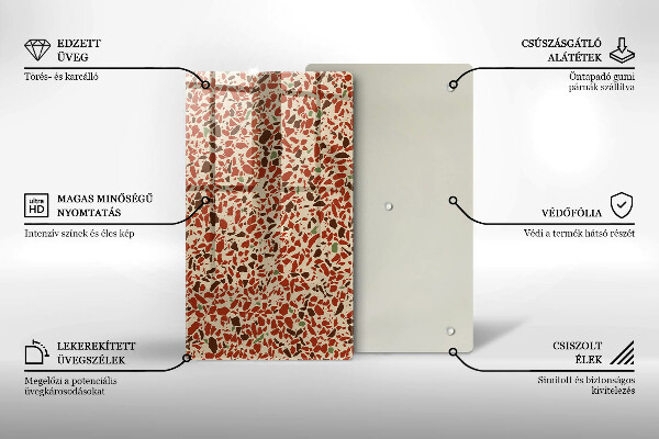 Kryt na varnou desku Jemná kamenina