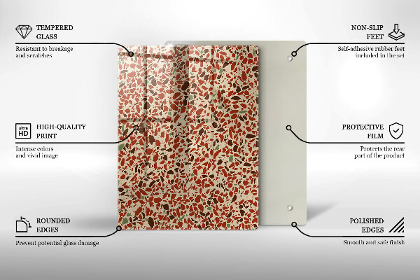 Kryt na varnou desku Jemná kamenina