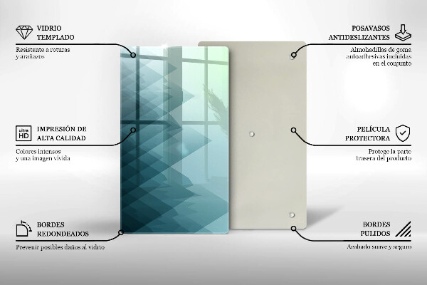 Kryt na varnou desku Abstraktní hory