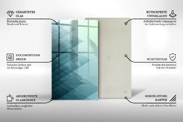 Kryt na varnou desku Abstraktní hory