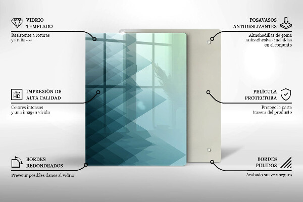 Kryt na varnou desku Abstraktní hory