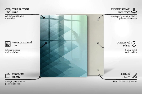 Kryt na varnou desku Abstraktní hory