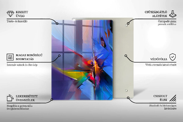 Kryt na varnou desku Malovaná abstrakce