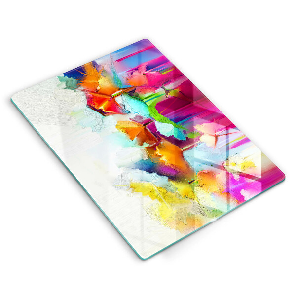 Kryt na varnou desku Malované květiny