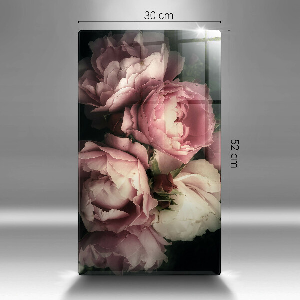 Kryt na varnou desku Pivoňkové květy