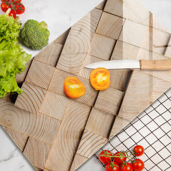 Kryt na varnou desku Dřevěné čtverce