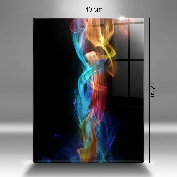 Sklo za sporák Barevný kouř