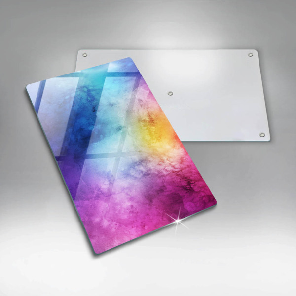 Kryt na varnou desku Rainbow akvarel šplouchání