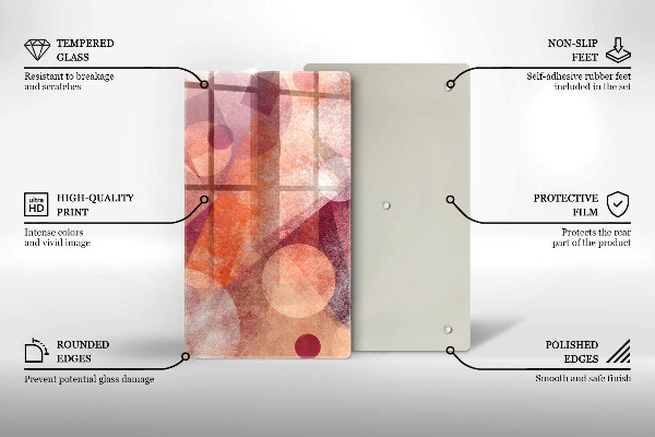 Kryt na varnou desku Abstraktní umění