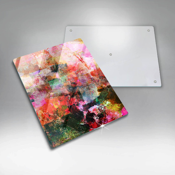 Sklo za sporák Malování abstrakce