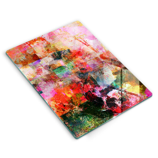 Sklo za sporák Malování abstrakce
