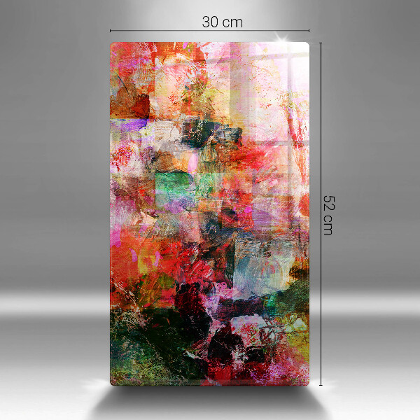 Sklo za sporák Malování abstrakce