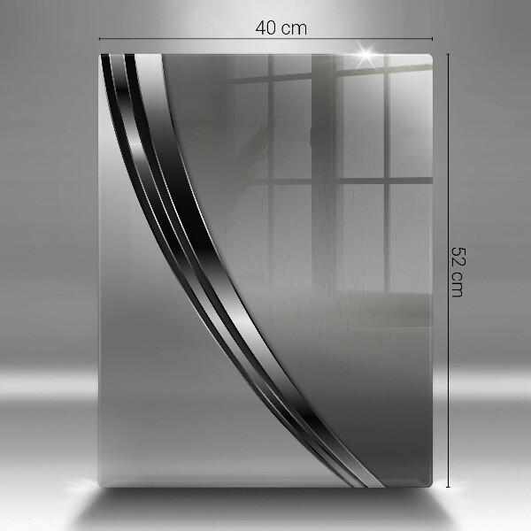 Kryt na varnou desku Kovová abstrakce